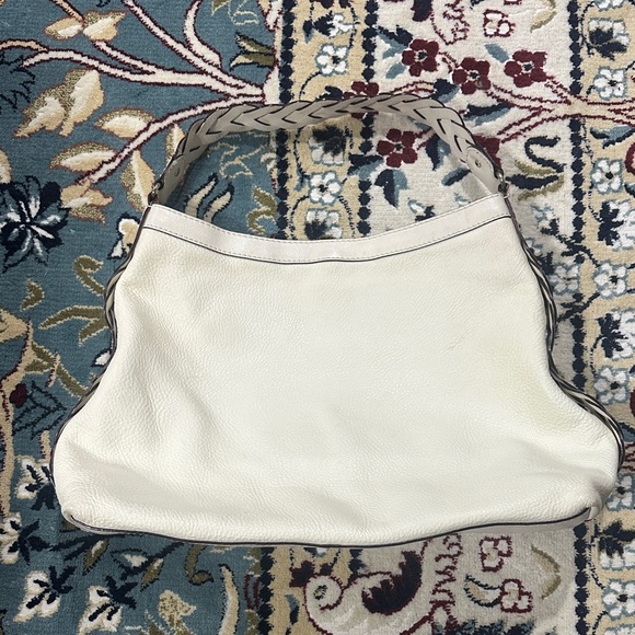 Kate Spade White Shoulder Bag with Braided Strap - Picture 8 of 10